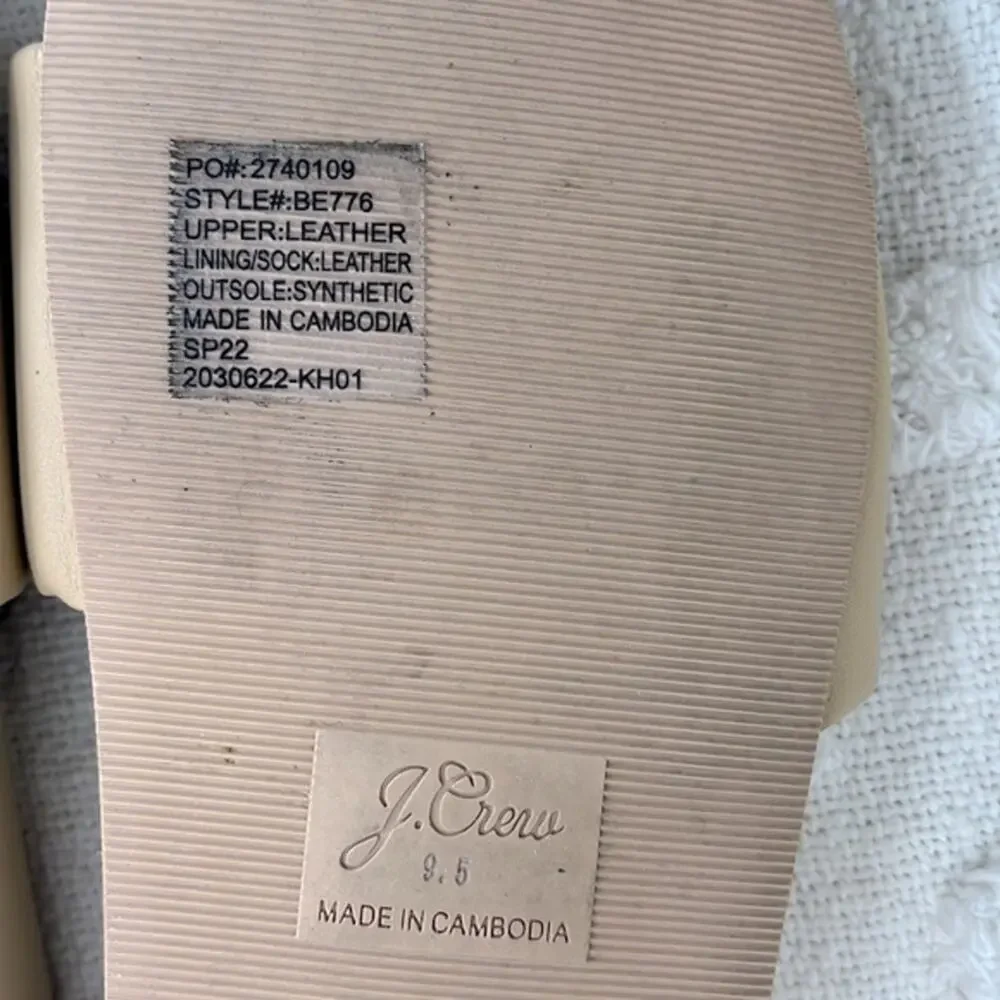 Copied - J.Crew Smooth Calf Keeper Marlow Sandal w/Box size 9.5
